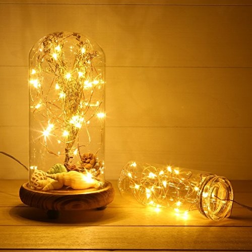 10 Ft LED Firefly String Lights Battery