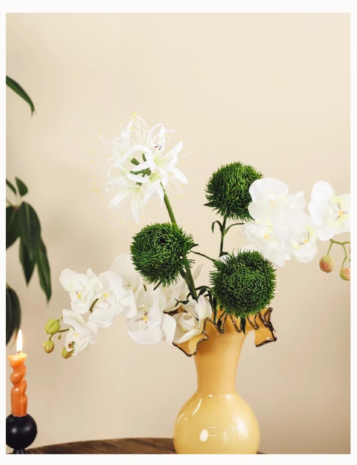 cosybeau 12Pcs Faux Greenery Artificial Dianthus Trick Fake Plant