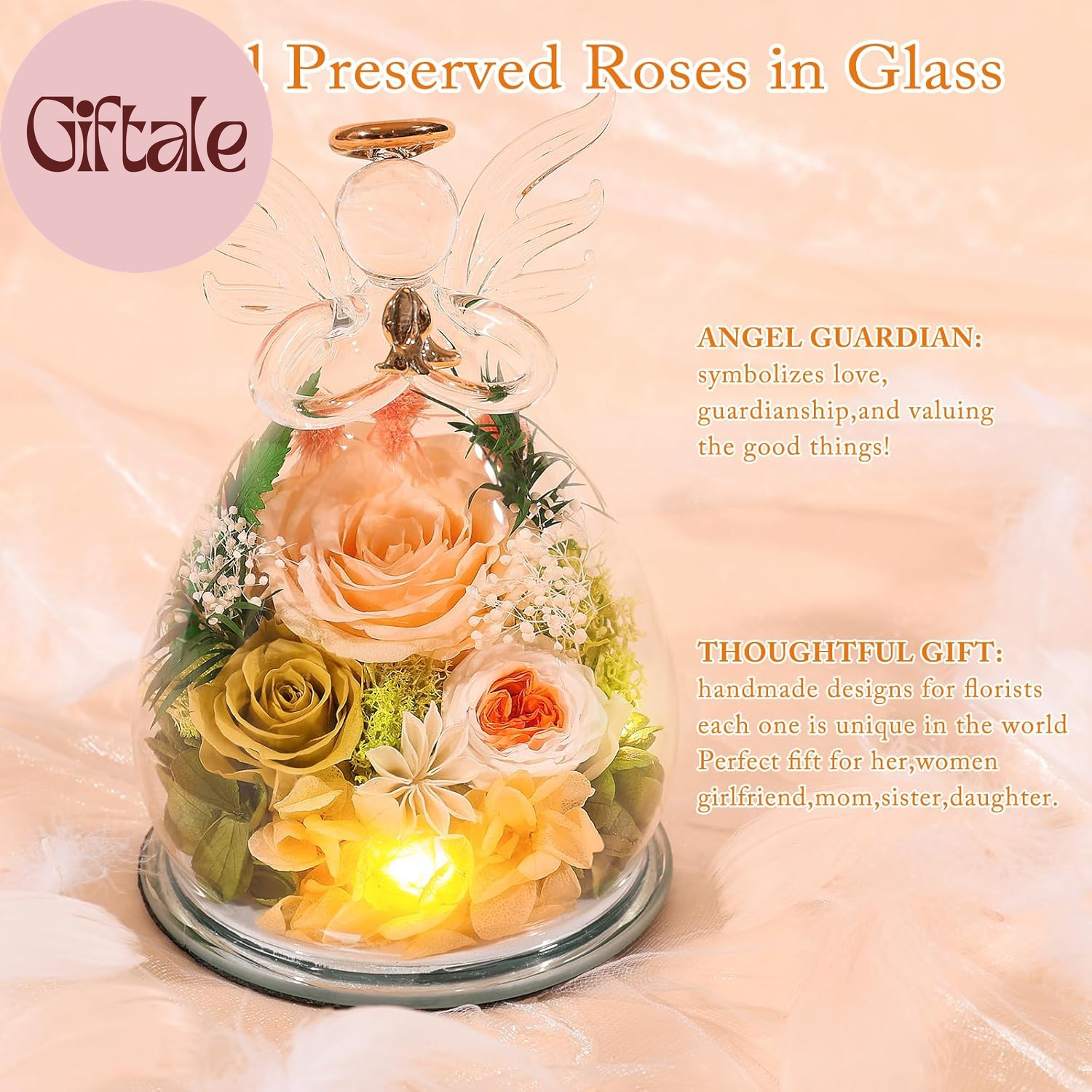 Gifts for Mom Mothers Day Birthday Gifts for Women Preserved Rose Forever Flower
