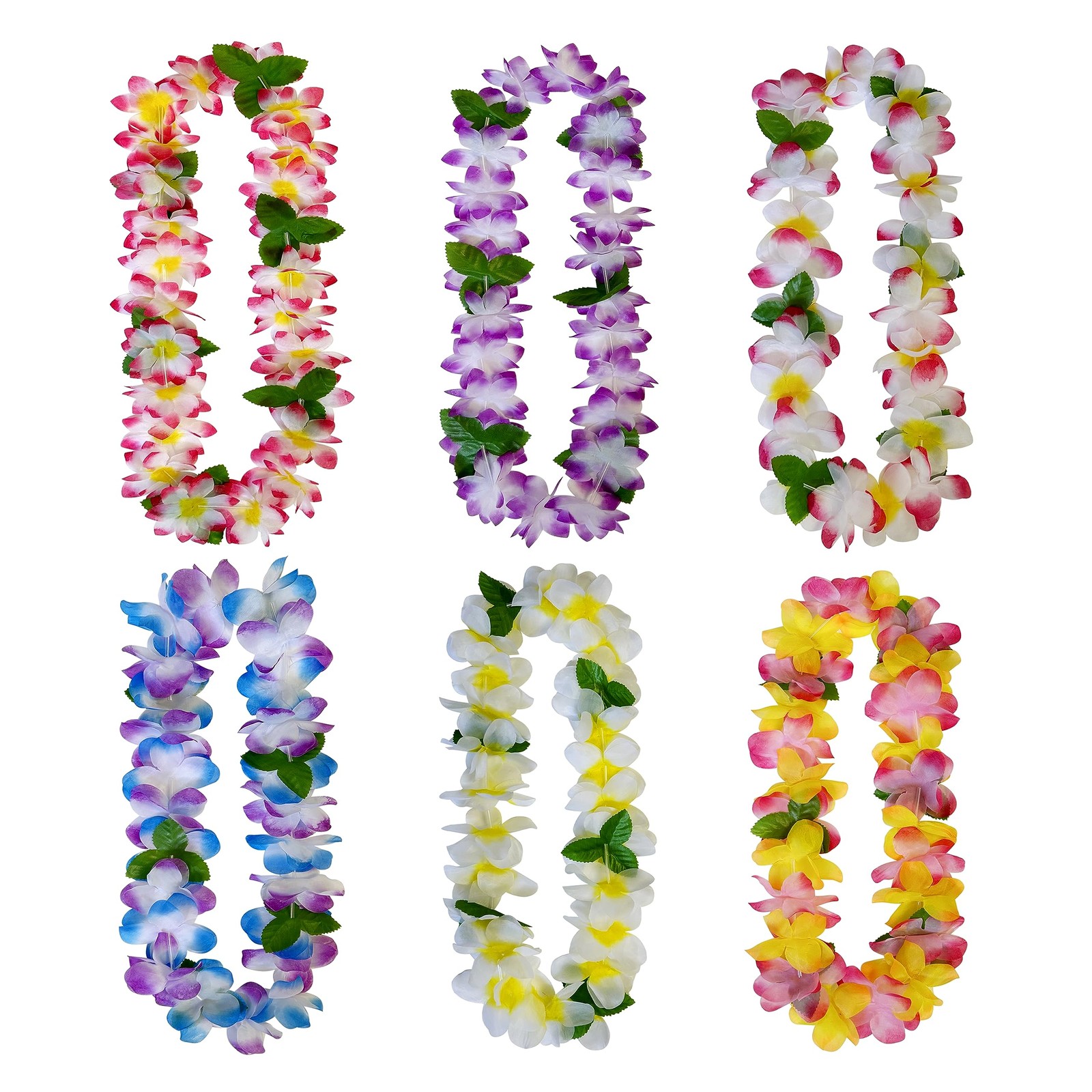 18 Counts Hawaiian Leis, Flower Hair Clip, Headbands and Wristbands, Perfect …