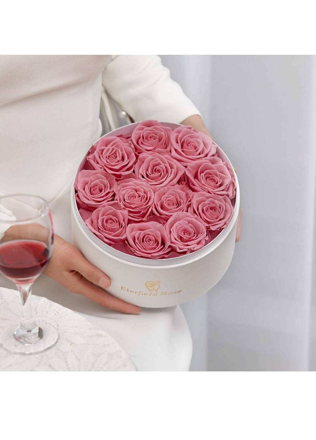Eterfield Preserved Roses That Last a Year Eternal Rose in a Box Real Rose