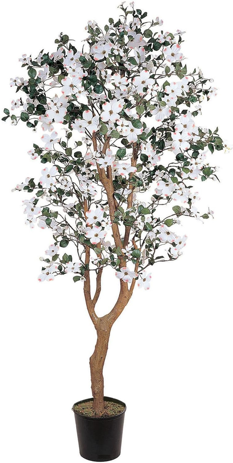 5Ft Dogwood Silk Tree – Lifelike Indoor Decor for Home or Office