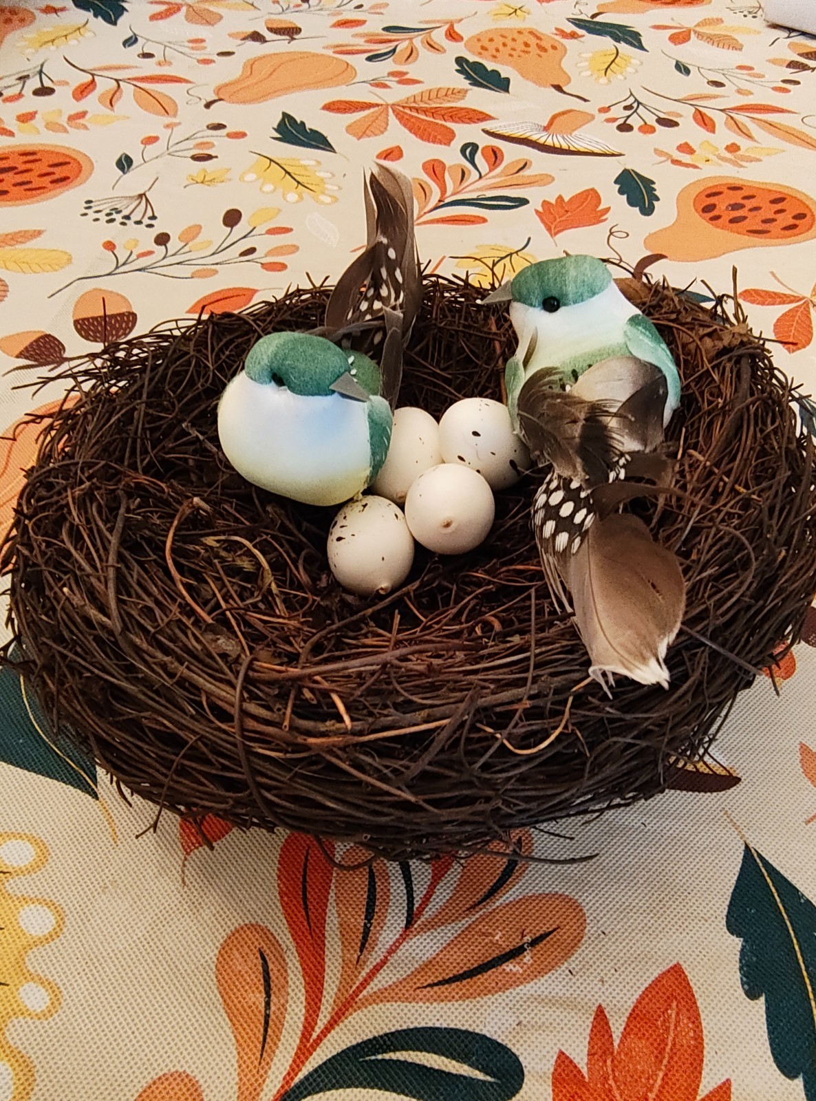 6″ Artificial Faux Bird’s Nest with Eggs.