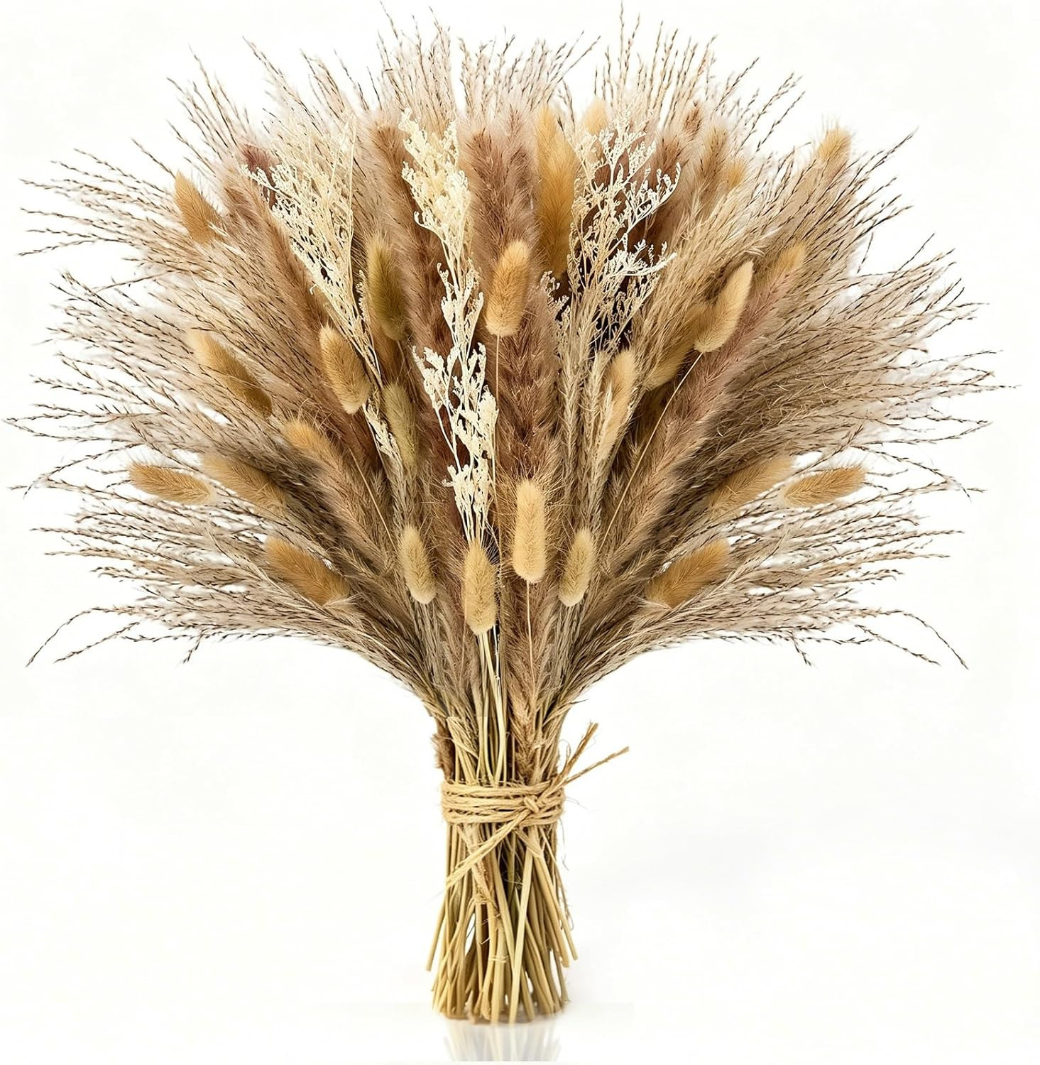 Pampas Grass Decor, Dried Flowers Bouquet for Boho Home Farmhouse Decor | Arrang