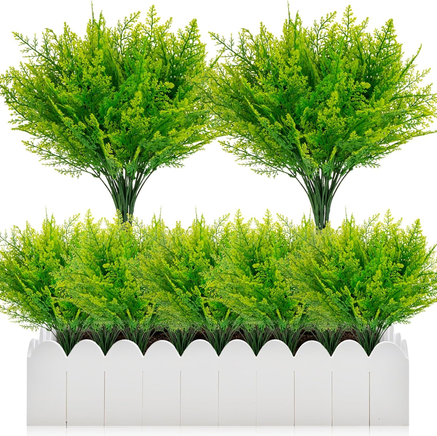 5PCS Fake Ferns – Fake Plants Artificial Plants Indoor Outdoor Faux Plants for o