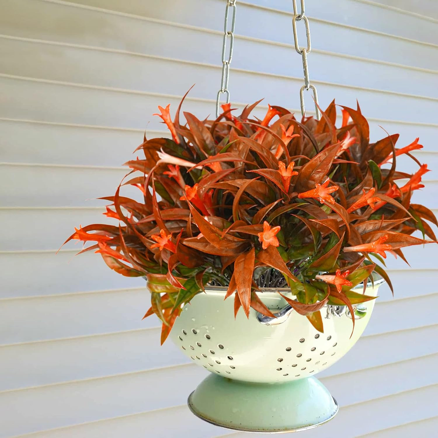 6Pcs Outdoor Artificial Plants UV Resistant Fake Flowers Plastic Plants Morning