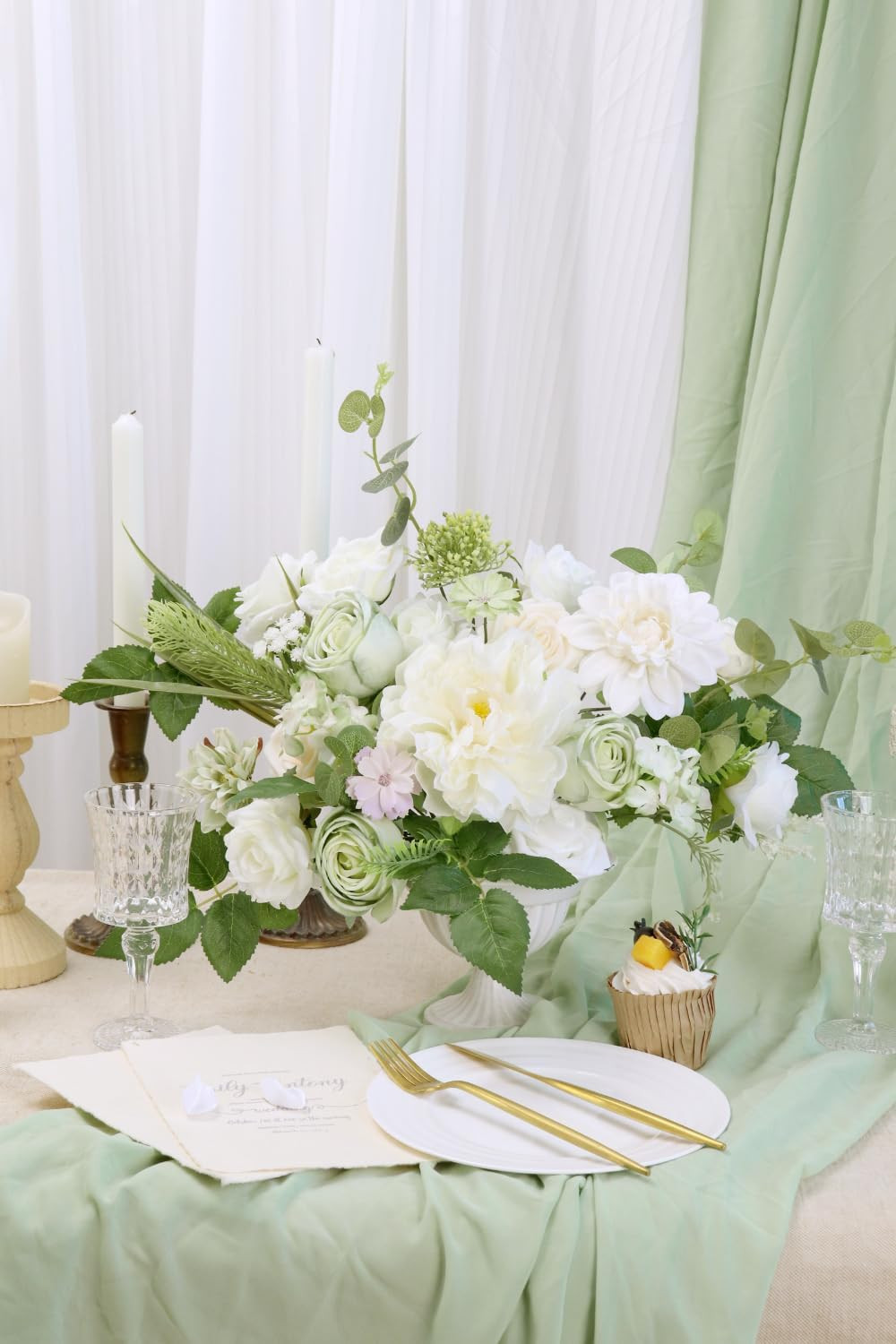 Artificial Flower Combination Box Set Artificial Flower Loose Leaves and Stems D