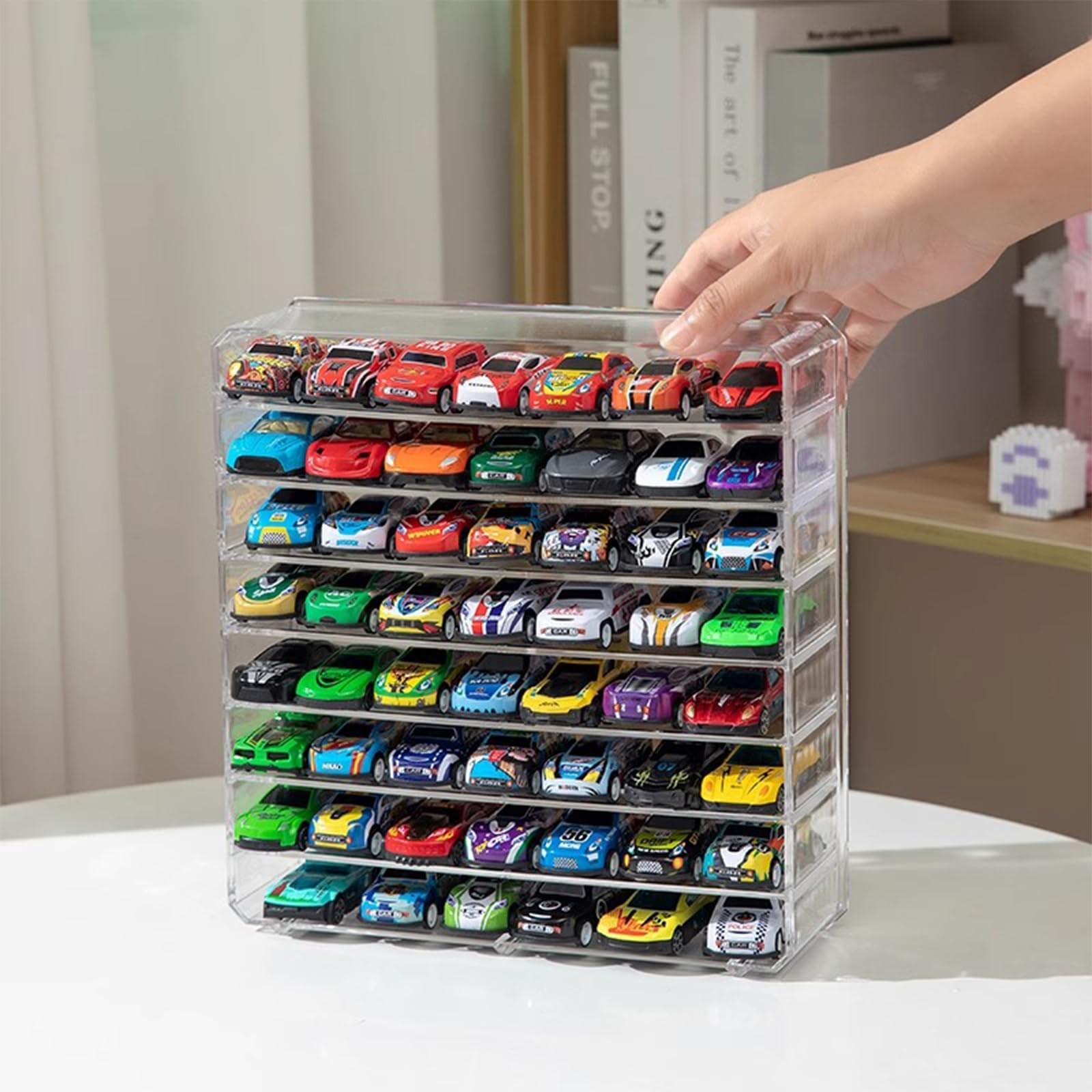 Scale Matchbox Wheels Toy Car Display Case, Acrylic Box Transparent