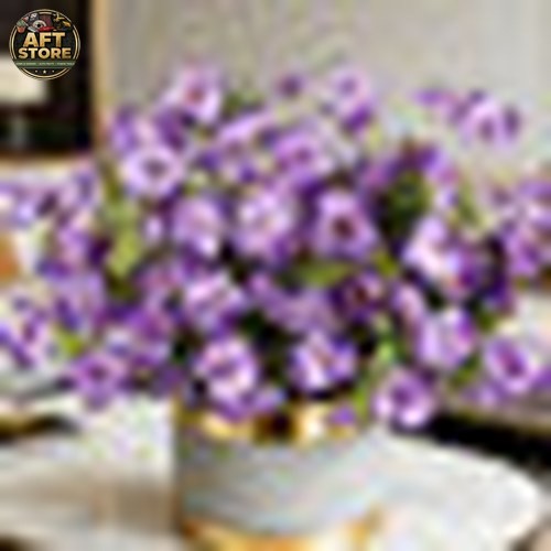 12 Bundles Fake Hibiscus Flowers – UV Resistant Outdoor Plants