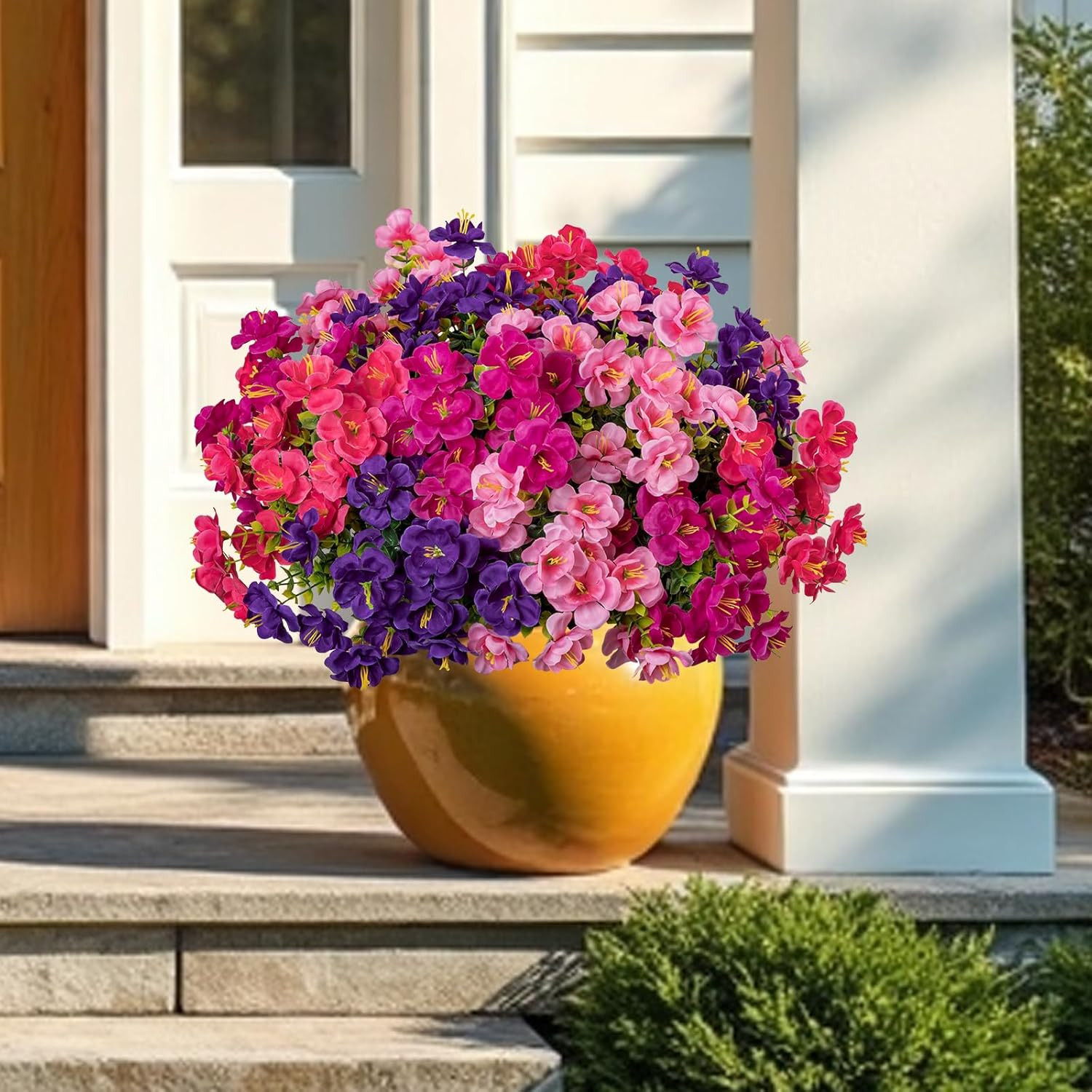 16 Bundles Realistic UV Resistant Camellia Flowers for Home & Wedding Decor