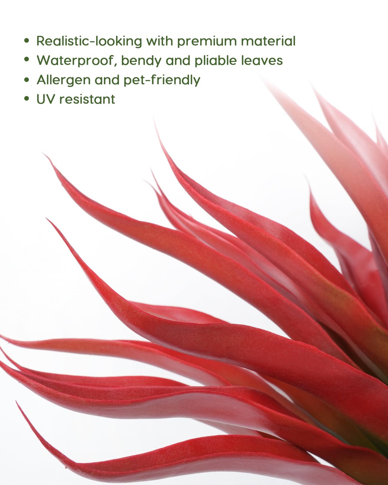 Outdoor Fake Agave Artificial Plant, Unpotted Fake Plant for Room Decor, UV R…