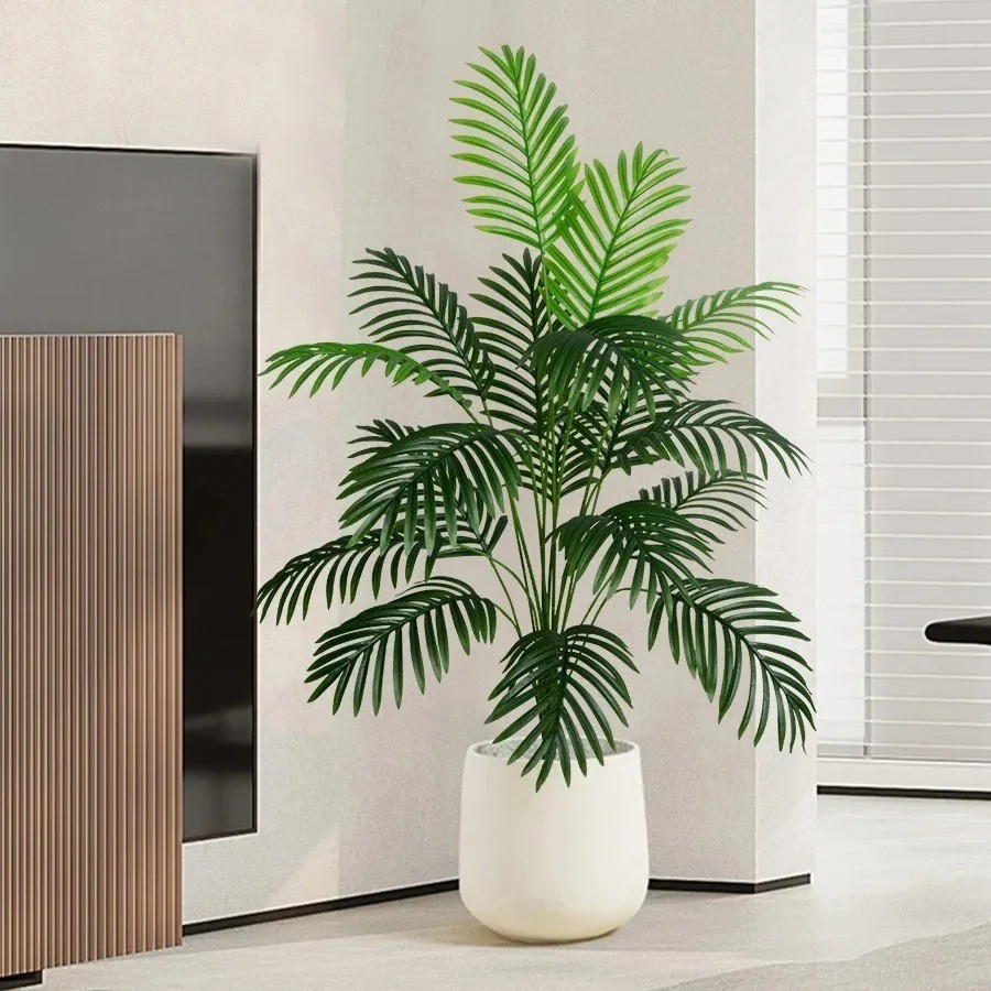 Artificial Areca Palm Tree Realistic Fake Plant Indoor Outdoor Home Office Decor