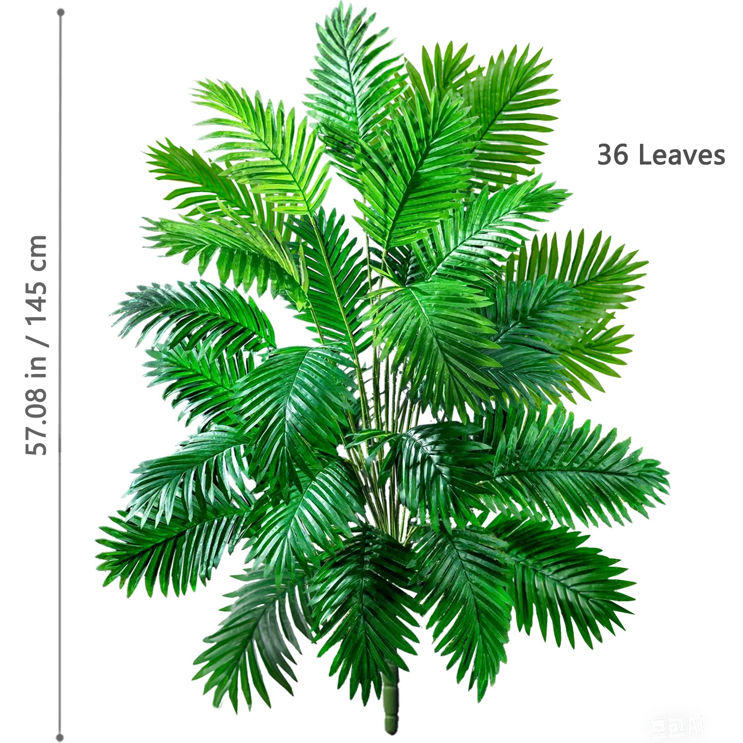 53-123cm Artificial Palm Tree Tropical Green Fake Plant Home Garden Decor