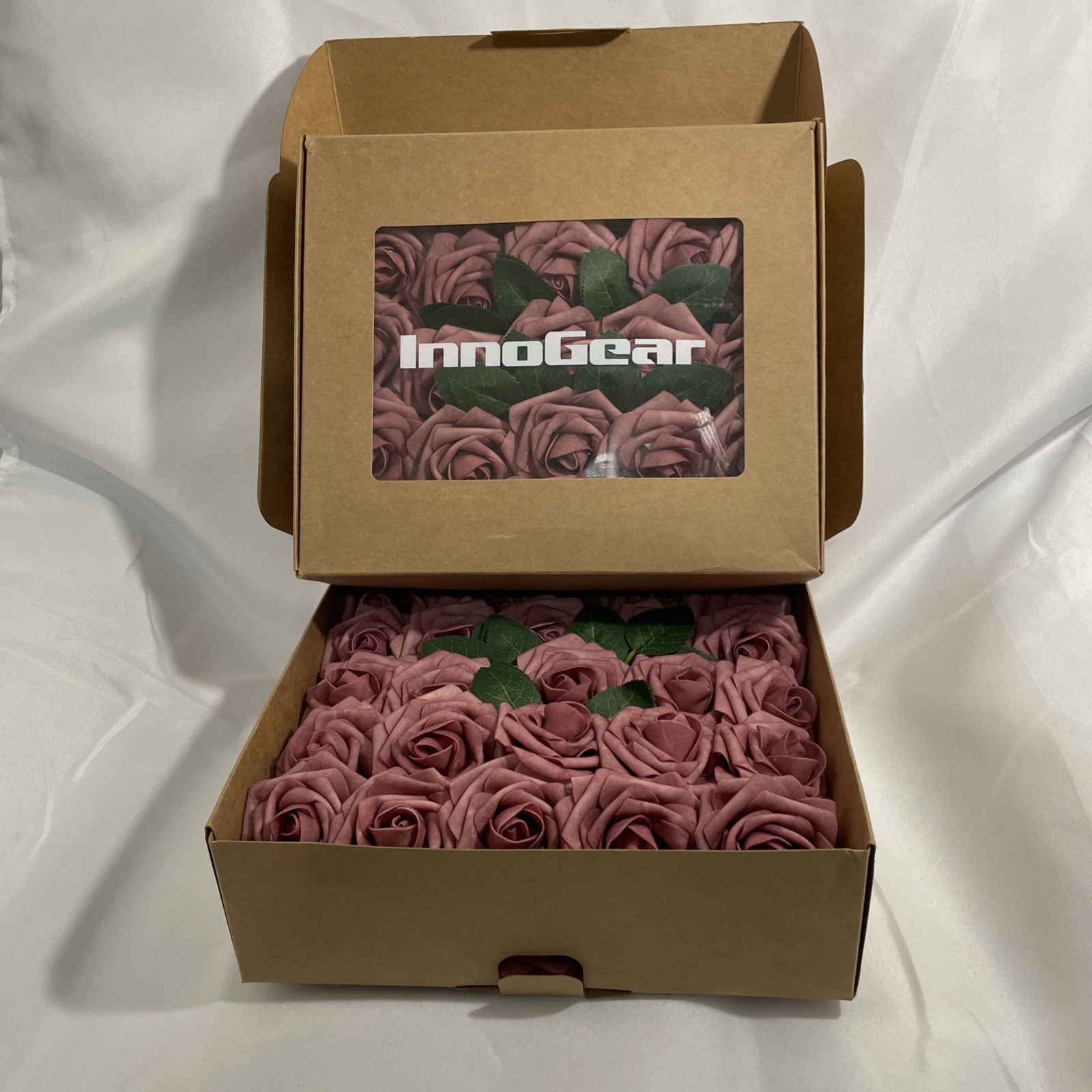 100 pc Artificial Roses w/stems, Dusty Rose, Bulk, DIY wedding, Centerpieces