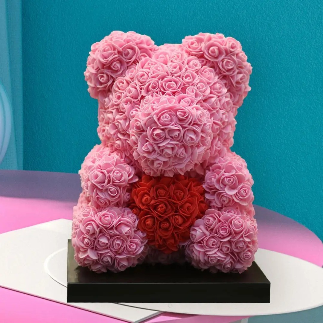 40cm Foam Flower PE Rose Bear Heart Bear Thanksgiving Mother’s Day…