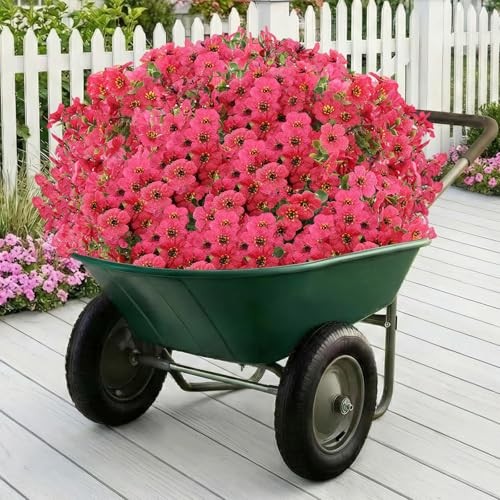 Artificial Flowers Fake Plants for Outdoors Artificial Flowers(13 Pcs) Rose