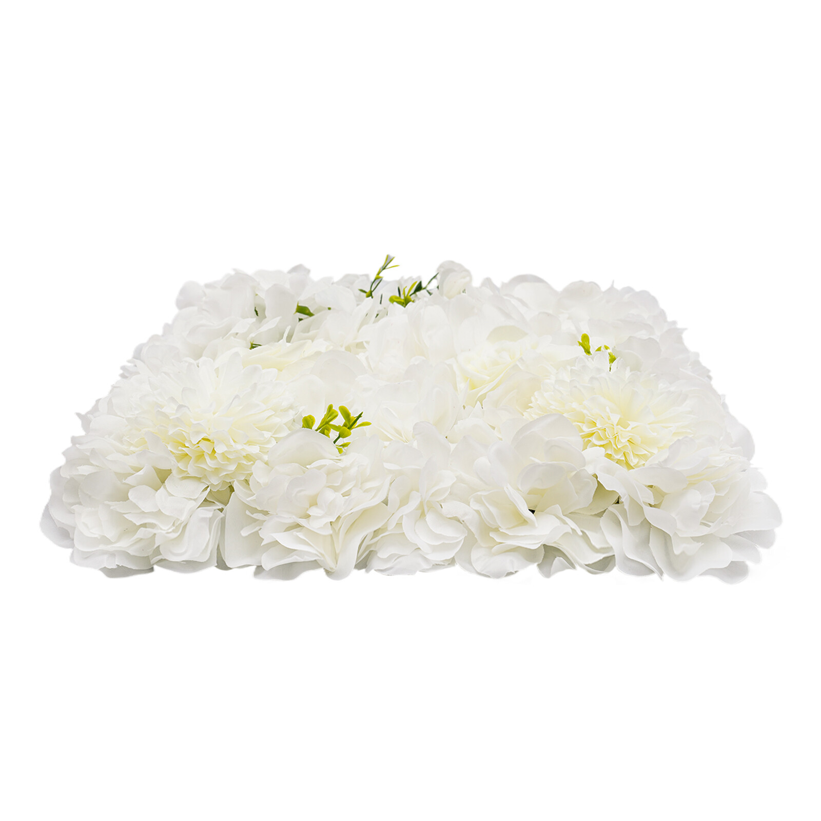 3D Flower Wall Panel-12pcs Artificial Flower Wall Background Silk Rose Mat