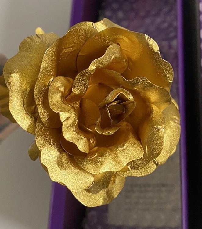 24k Golden Rose Gold With Test Report & Box