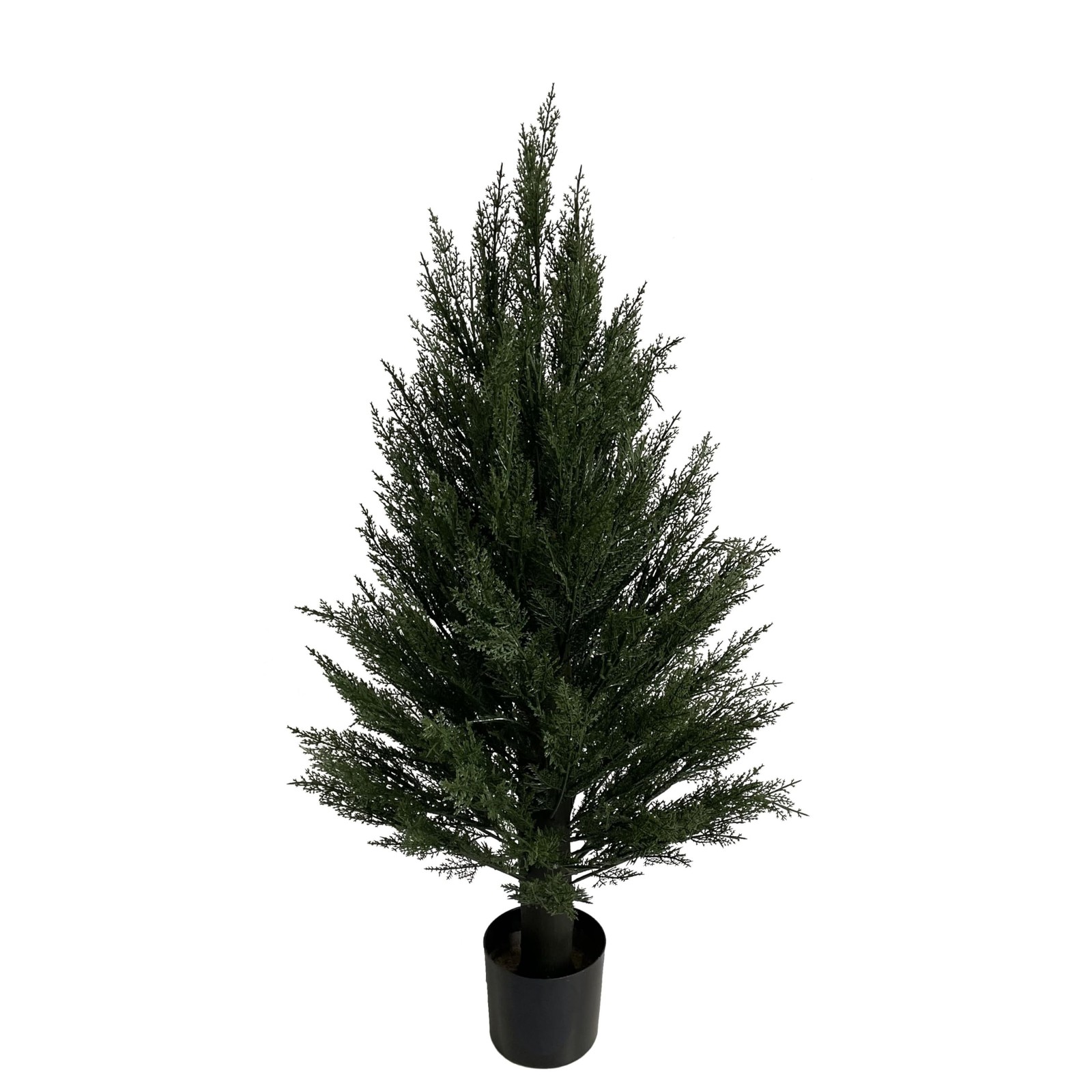 ALL SEASON GREEN 3ft Artificial Cypress Topiary Plants,UV Protection Potted F…