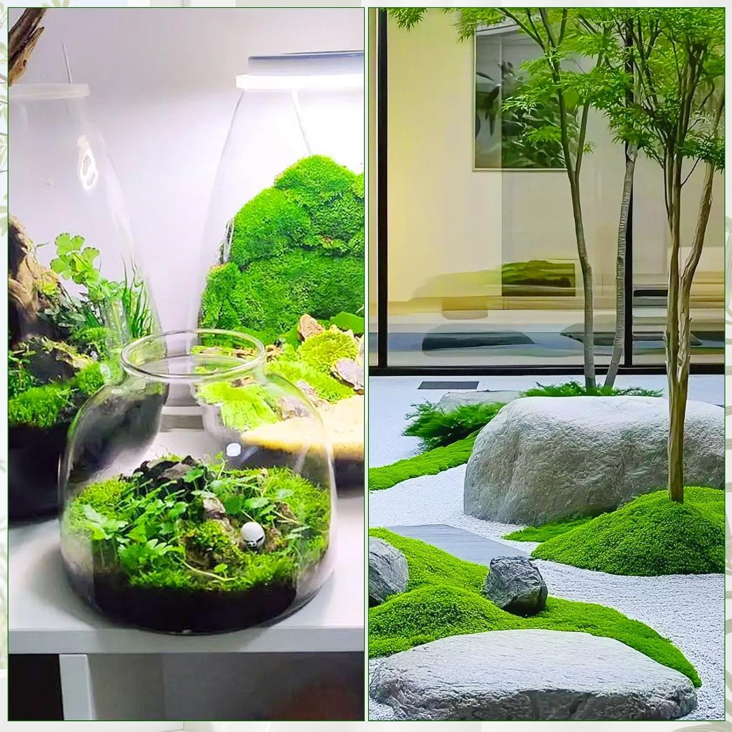 Maintenance-Free Faux Moss Decor: Perfect for Potted Plants and Centerpieces