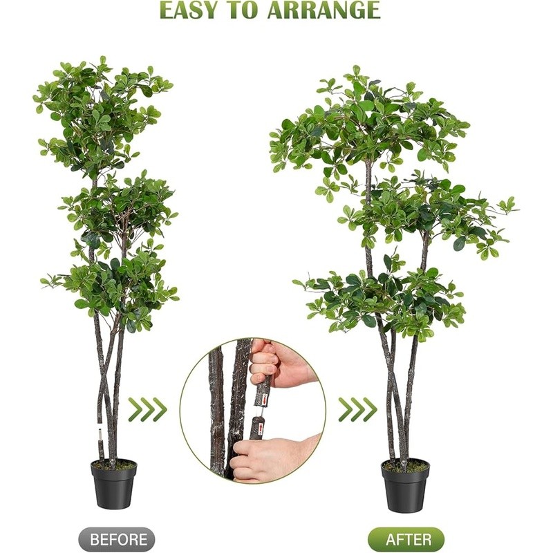 Artificial Olive Tree W/ LED Lights Faux Indoor Plant Home Decor Display New