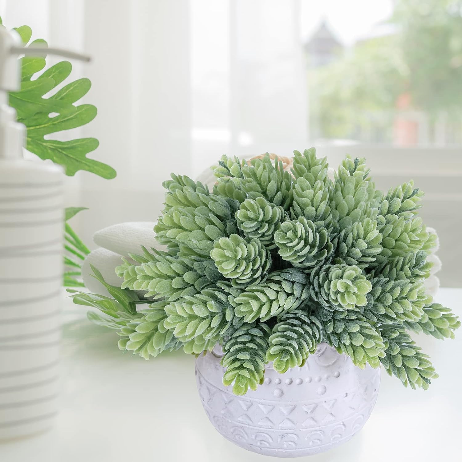 3 Pcs Assorted Small Potted Succulent Plants Artificial Aloe Hanging Succulent i