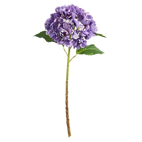 Raz Imports Real Touch Hydrangea Stem, Purple – 19″ (F4541993)