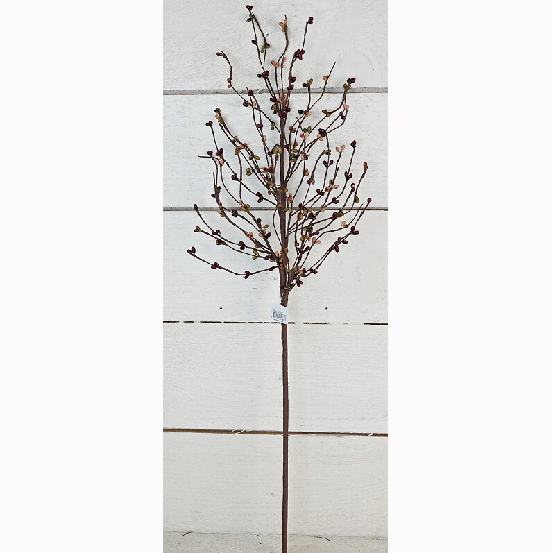 Pip Berry Pick / Spray 20″ High – OakLawn – Burgundy, Tan, Olive Green Farmhouse