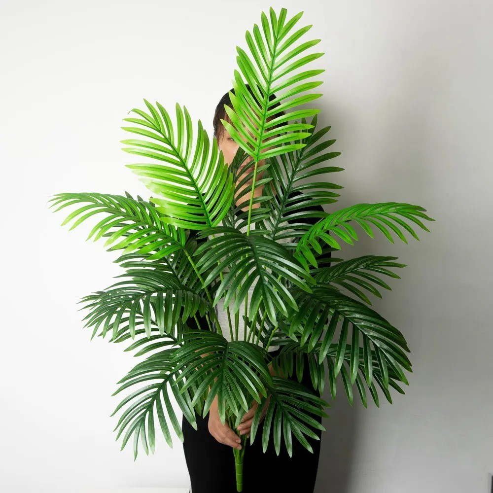 Large Artificial Palm Tree Fake Tropical Plant Indoor Home Decor Green