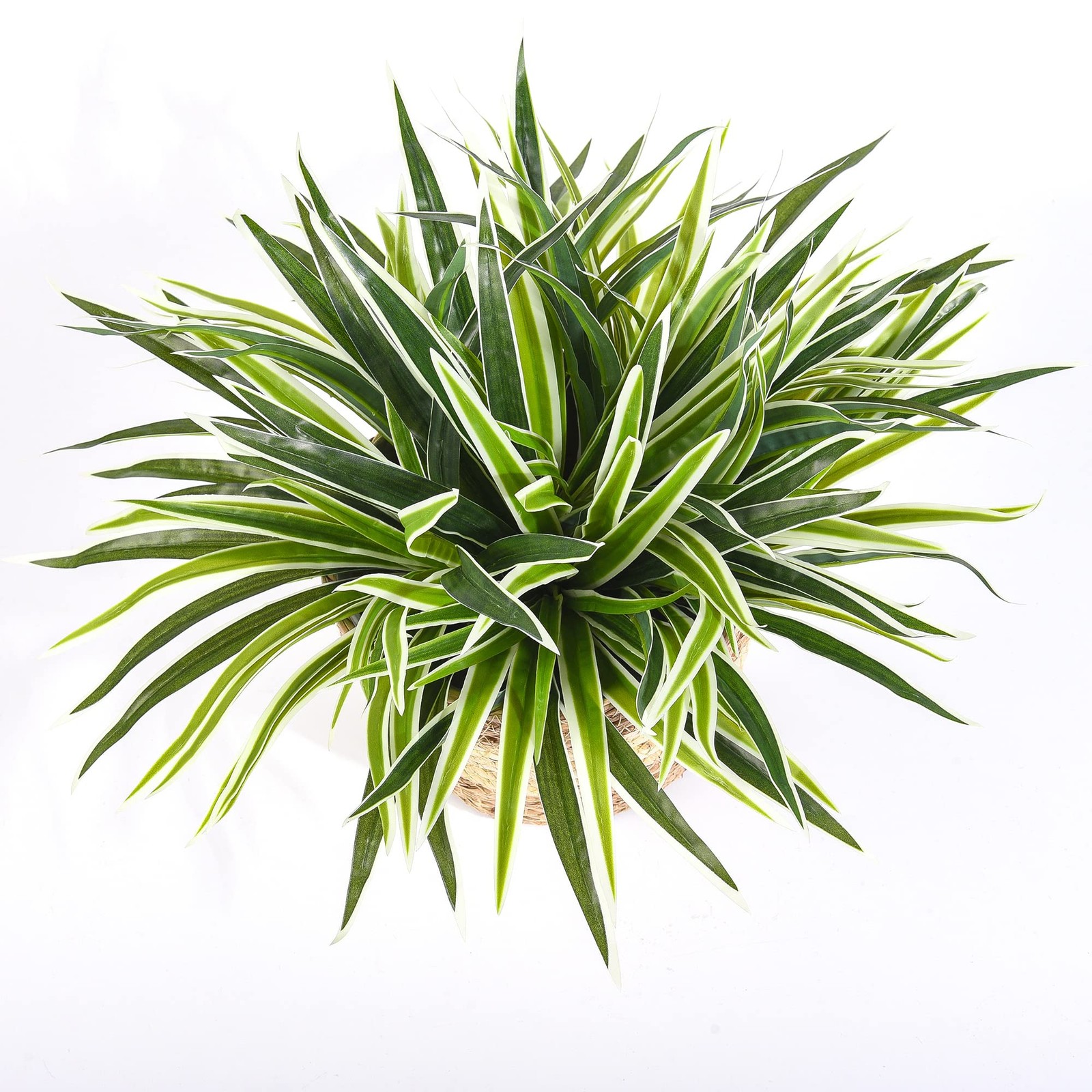 5 PCS Artificial Spider Plant Fake Greenery Realistic Chlorophytum Plants Ind…