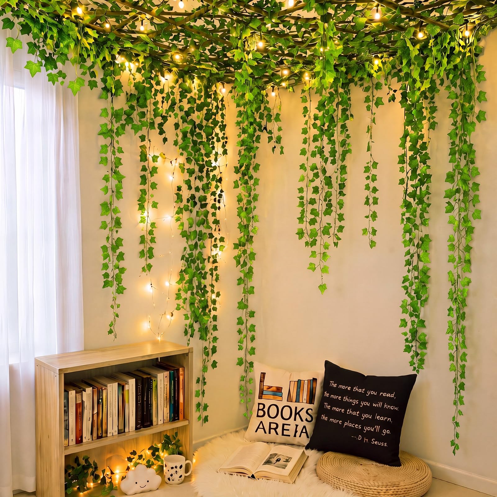 Ropoloogy 65 Pcs Rainforest Decoration with LED Light Back to School Classroo…