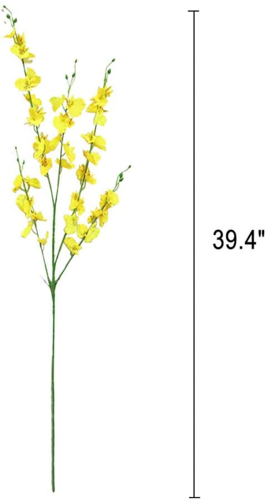 12pcs 37″ Artificial Dancing Lady Orchids Flowers Silk Tall Floral Stems