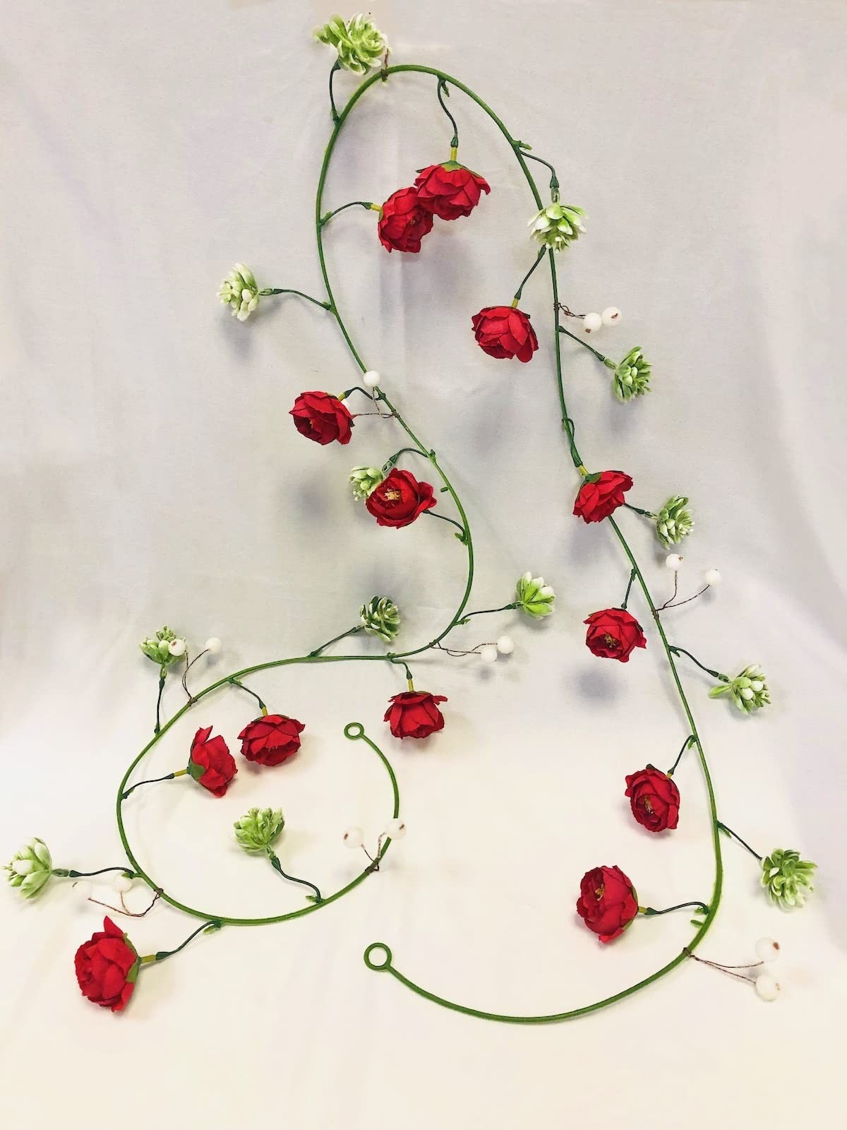 Fake Rose Vine Flowers Plants Artificial Flower Hanging Rose Succulents Ivy for