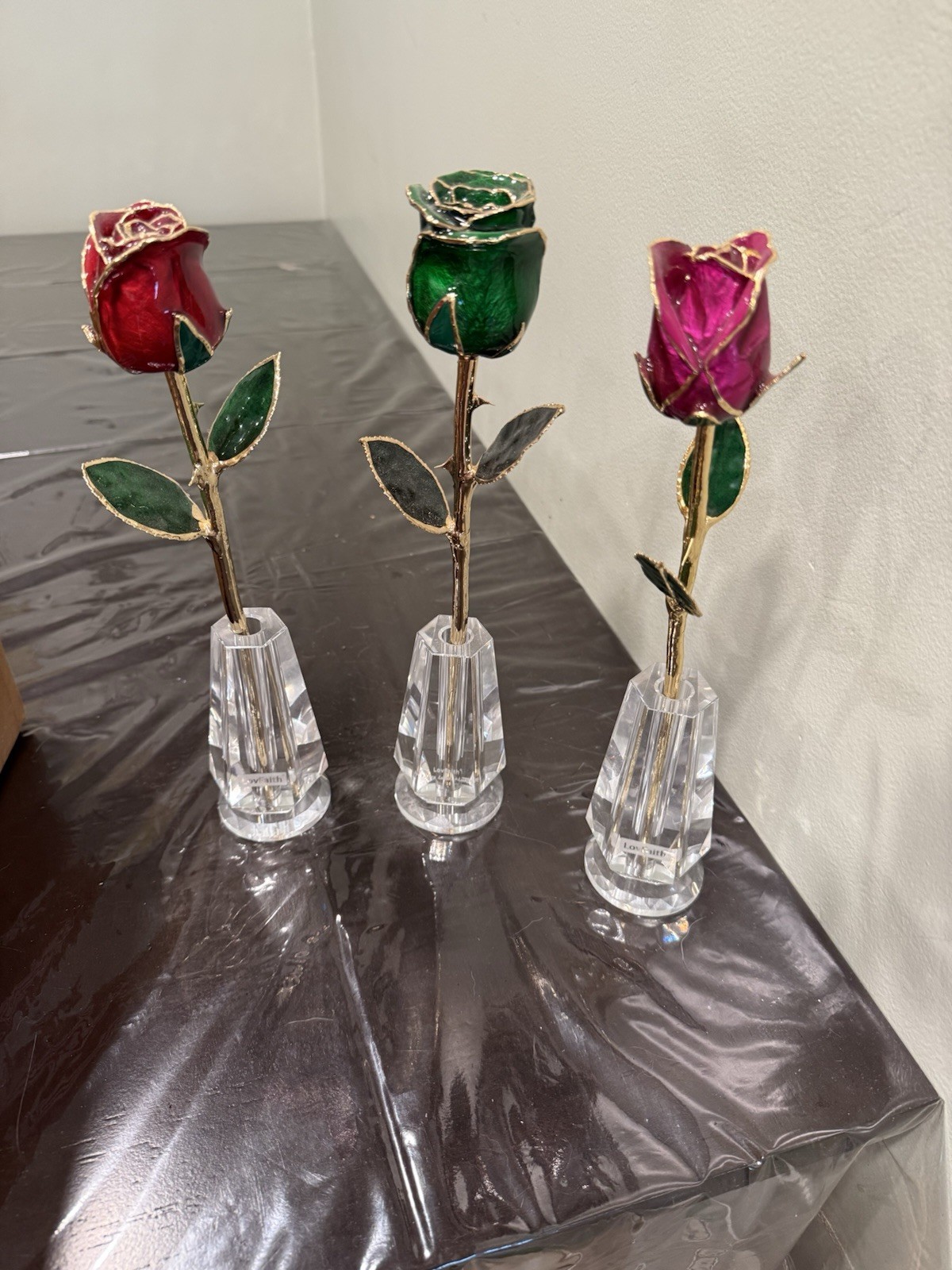 Lovfaith Real 24k Dipped Roses. Beautiful Gift . 3 Colors Available.