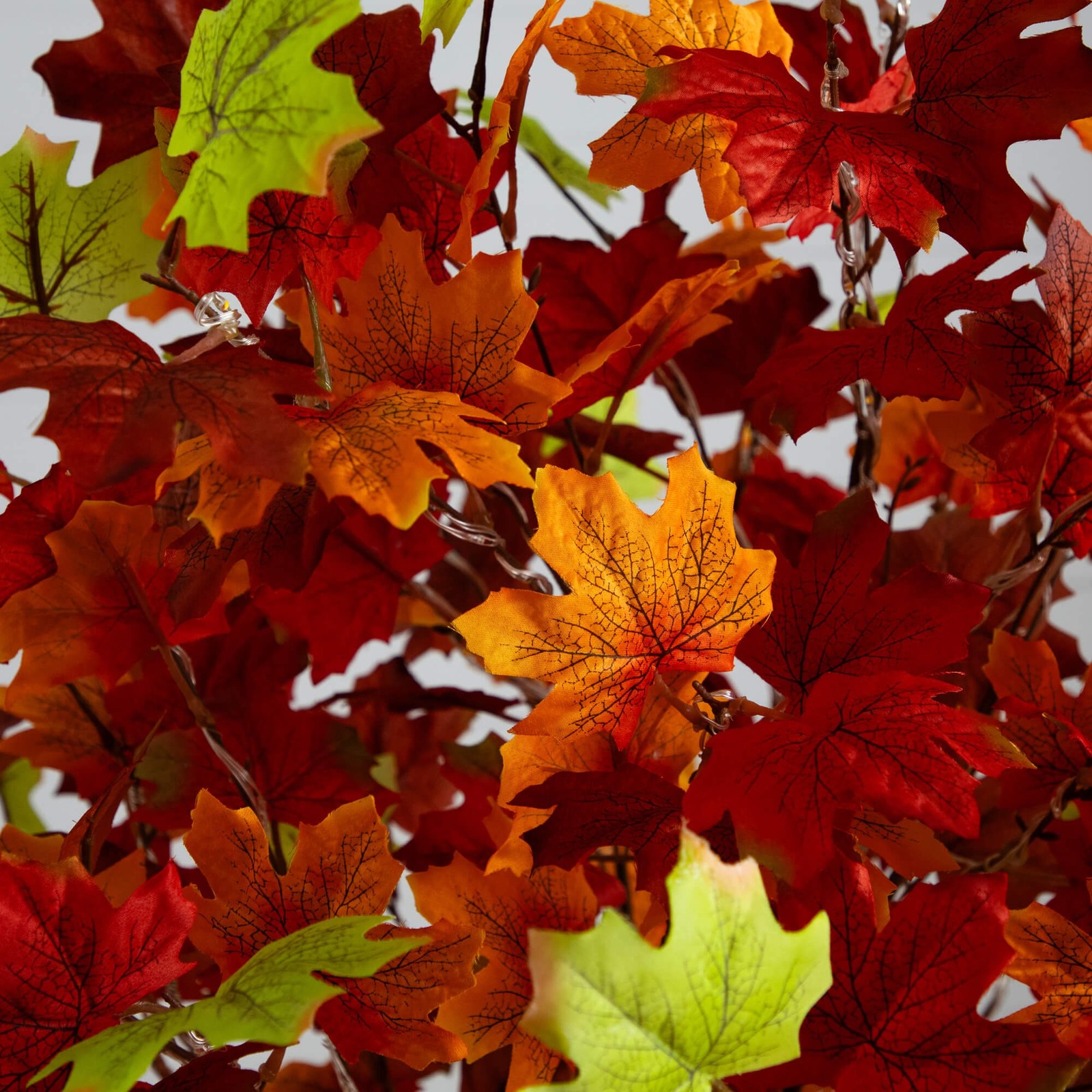Nearly Natural 5ft Pre-Lit Shades of Autumn Maple Fall Tree w/270 Warm White LED