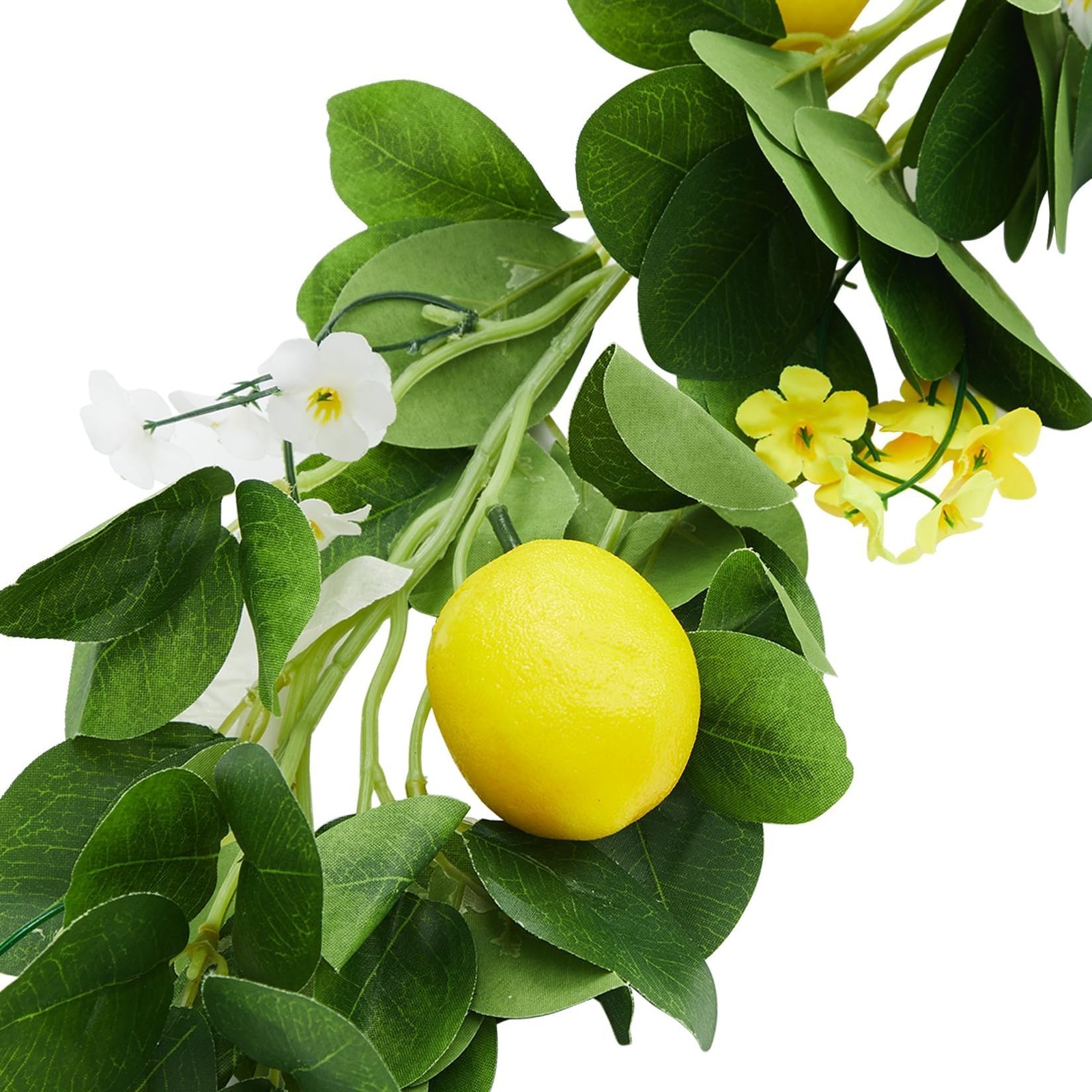 3 Pcs 6.56 ft Artificial Lemon Garland, Spring Summer Greenery Vines Garland …