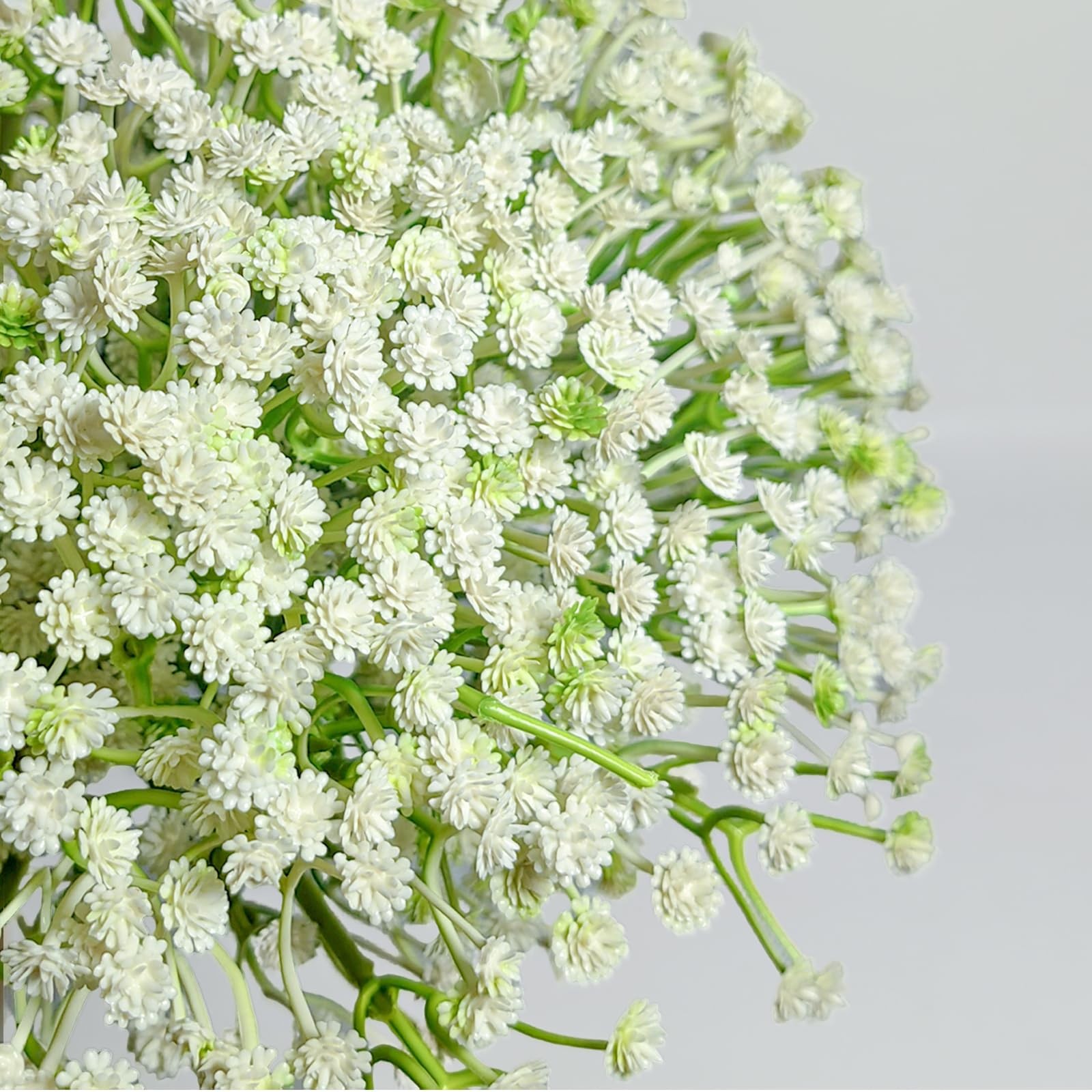 100 PCS Artificial Baby’s Breath Flowers Real Touch Fake Gypsophila Bulk Decor