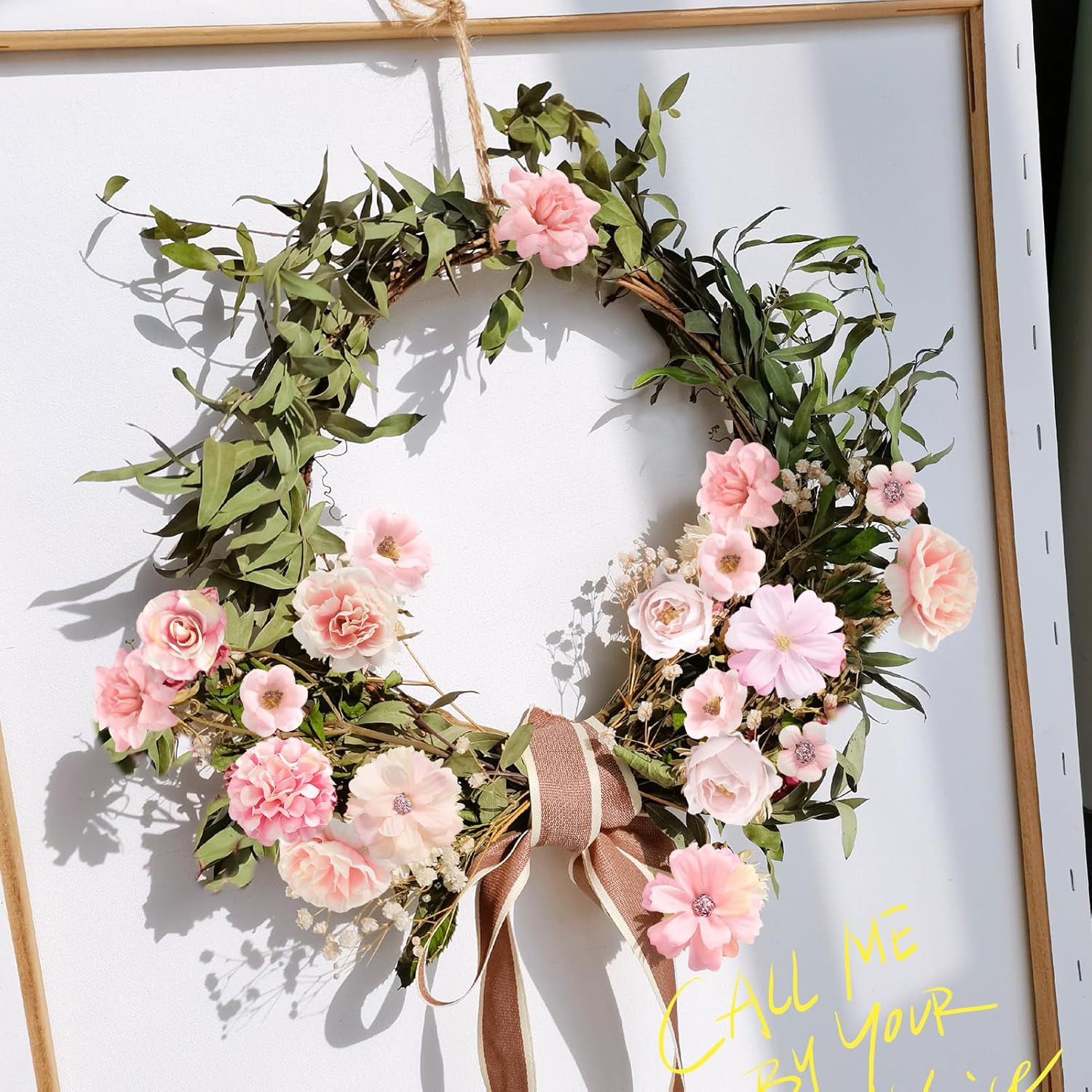 Faux Flower Heads Mini Pink Artificial Flower Heads Fake Peony Daisy Rose Flower