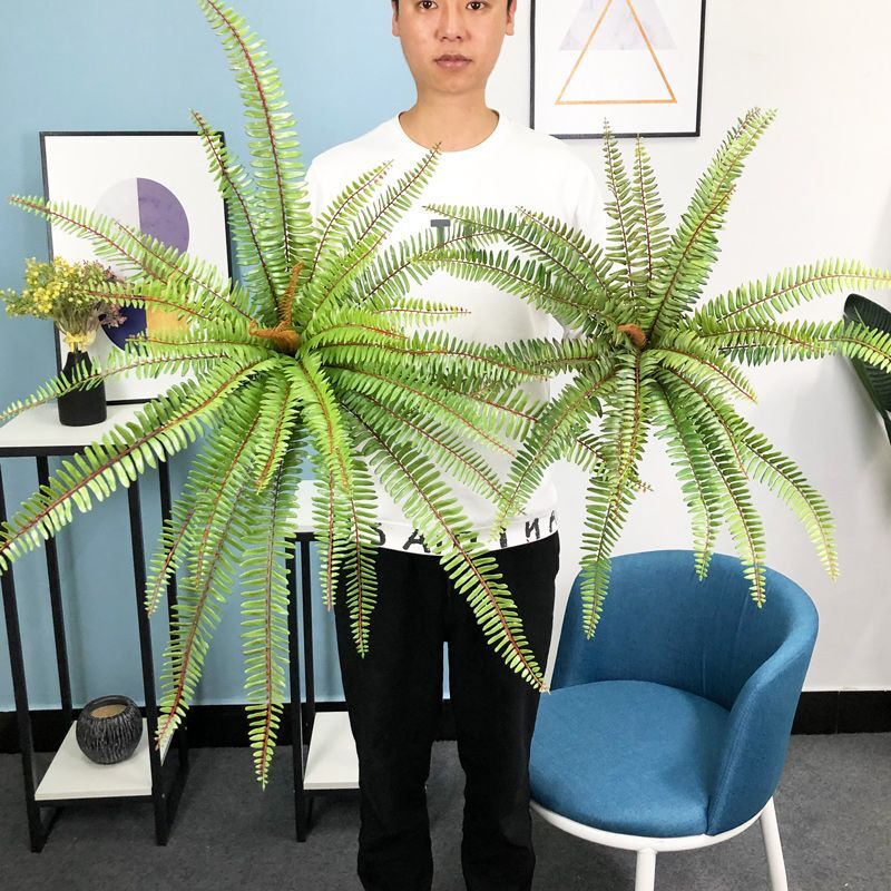 50/65cm Large Artificial Fern Tropical Palm Plant House Porch Patio Indoor Decor