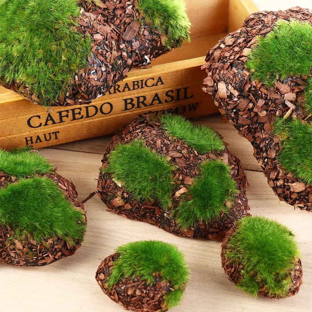 12PCS Artificial Rock for Moss Miniature Micro Landscap Home Garden Decoratio…
