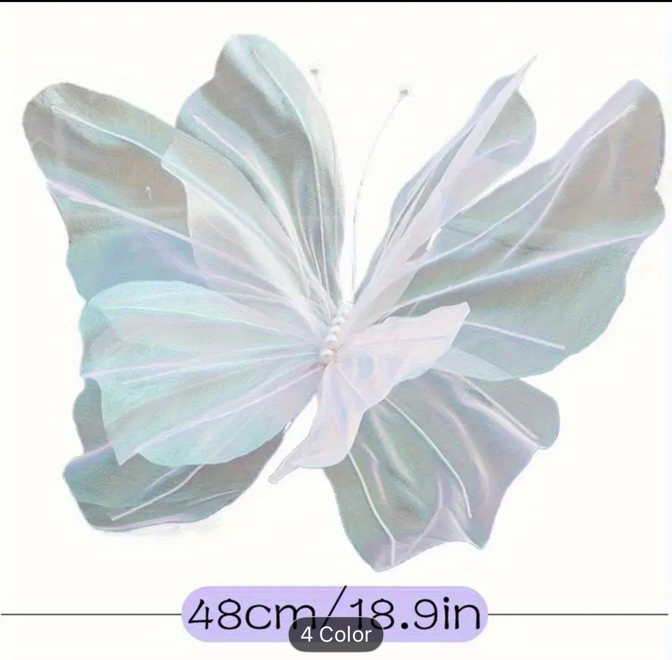 Butterfly 3D Festival Decoration Large Hanging Gauze Fake Butterfly