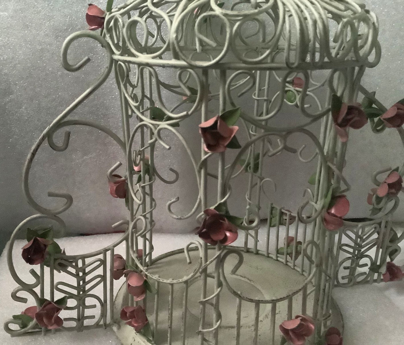 PartyLite Rose Garden Gazebo Candle Holder