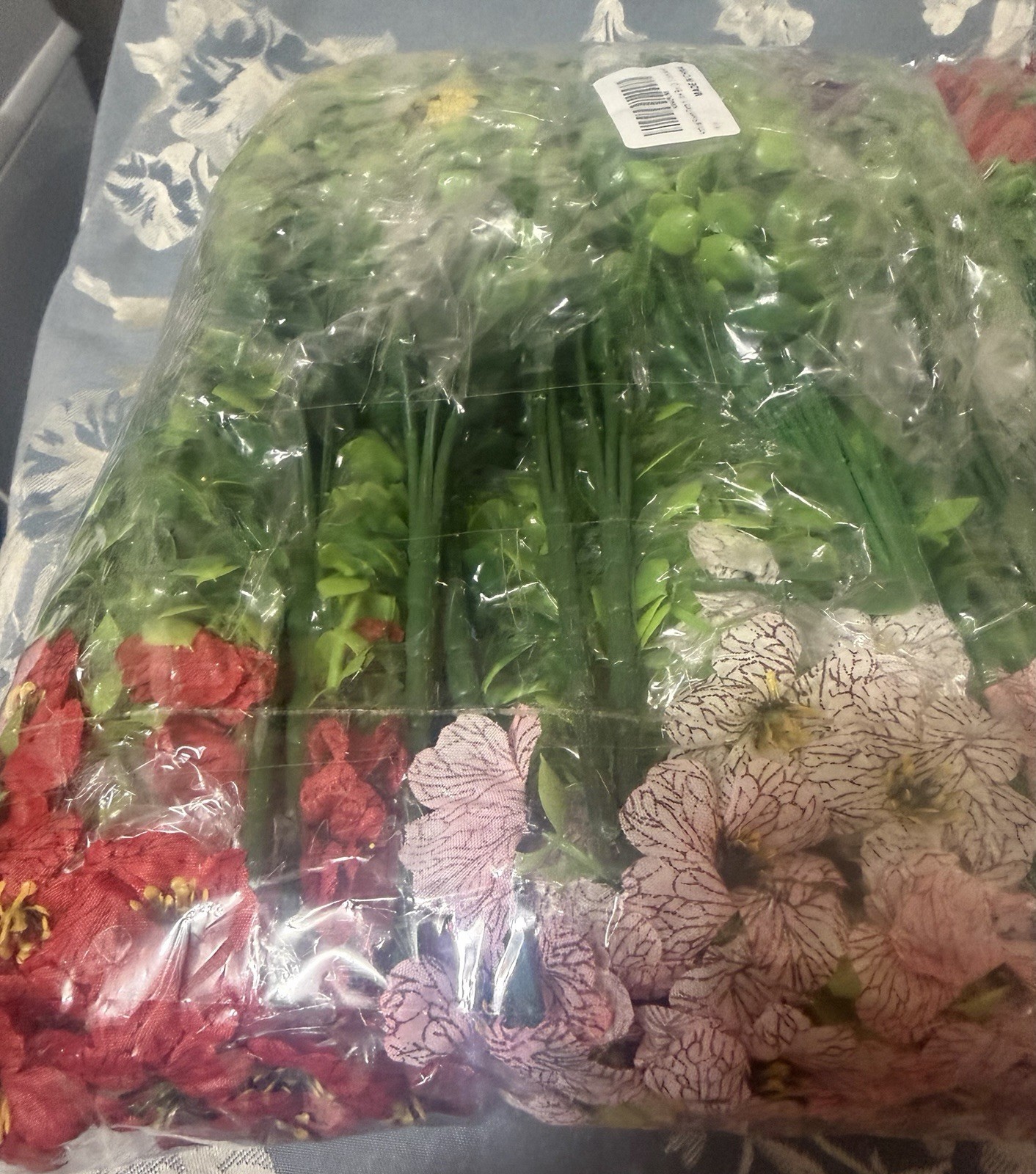 40 Bundles Artificial Flowers for Outdoors or Garden Home Decor Assorted Mixed