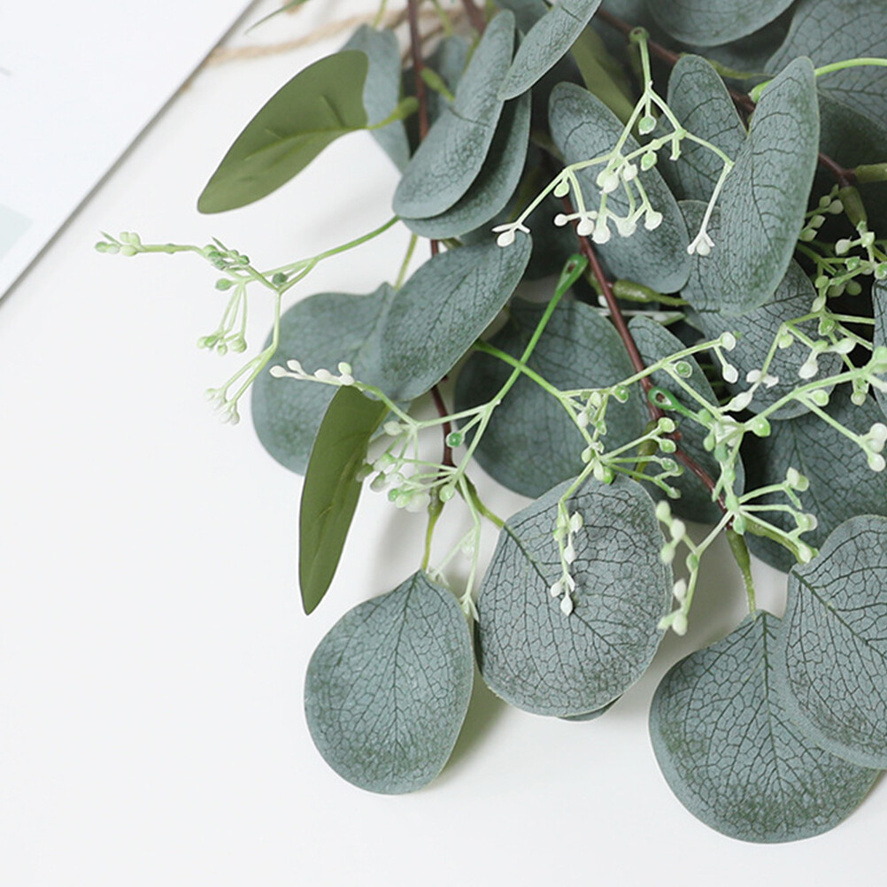 10pcs Simulation Flower Eucalyptus Leaf Adornment Wedding Party Decoration