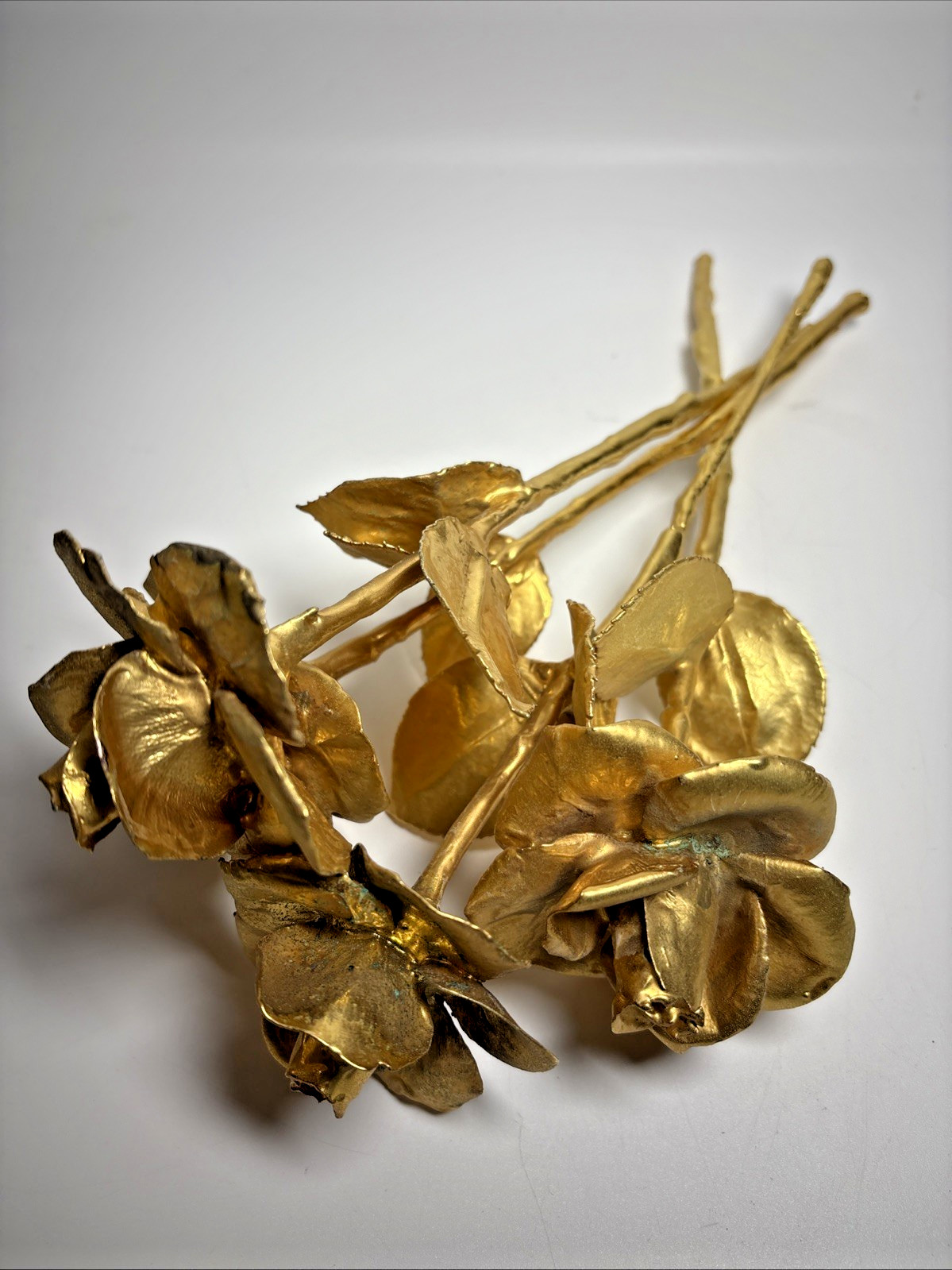 4 Forever Roses Real Gold-Dipped • Vintage Gift Set •Valentine’s Day Anniversary