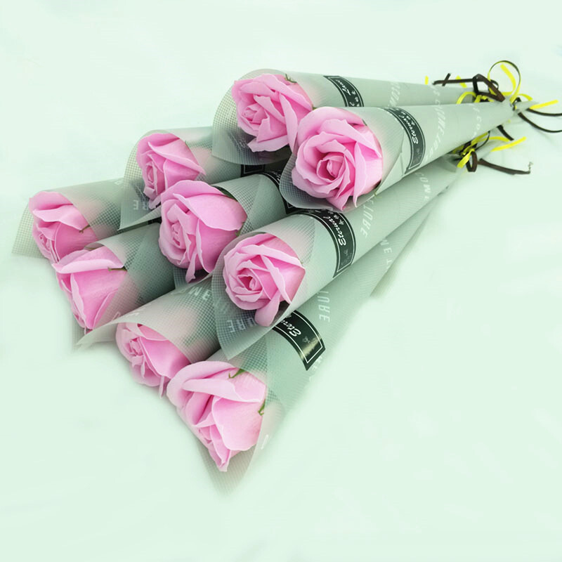Artificial Flowers Silk Roses Thanksgiving Day Bouquet Gift Party Home Wedding