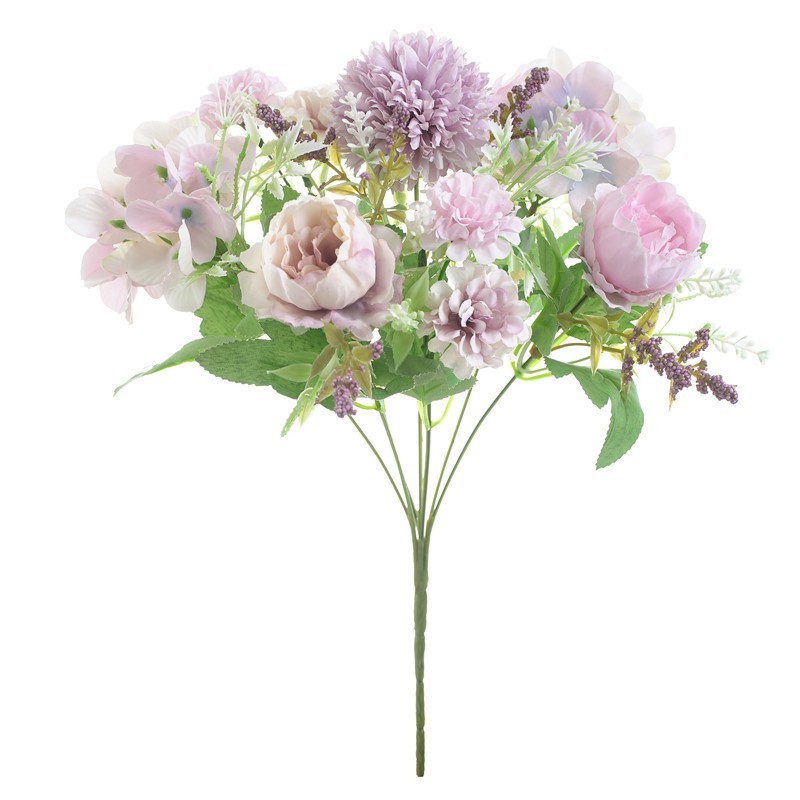 Silk Peony Artificial Fake Flowers Bunch Bouquet Home Wedding Party Decor