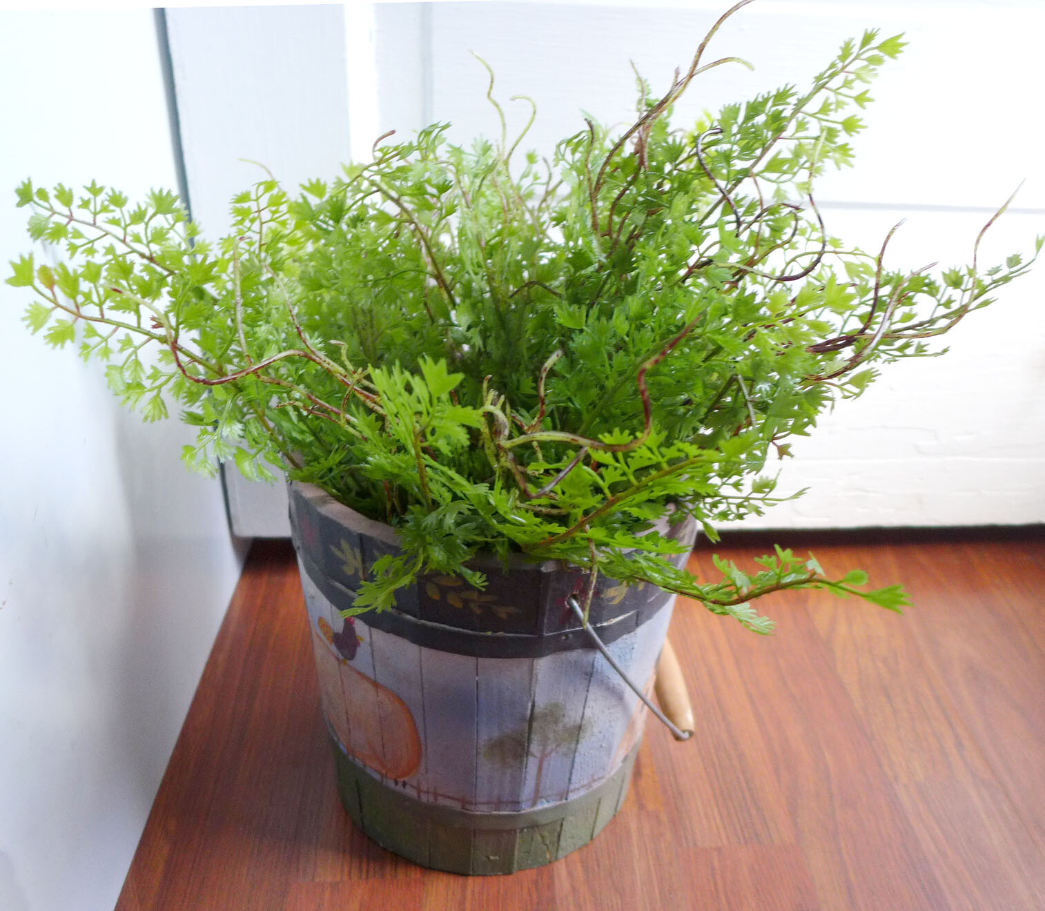 3 Pcs Celery Grass Bushes Artificial Plants Plastic Fern Leaf Bush