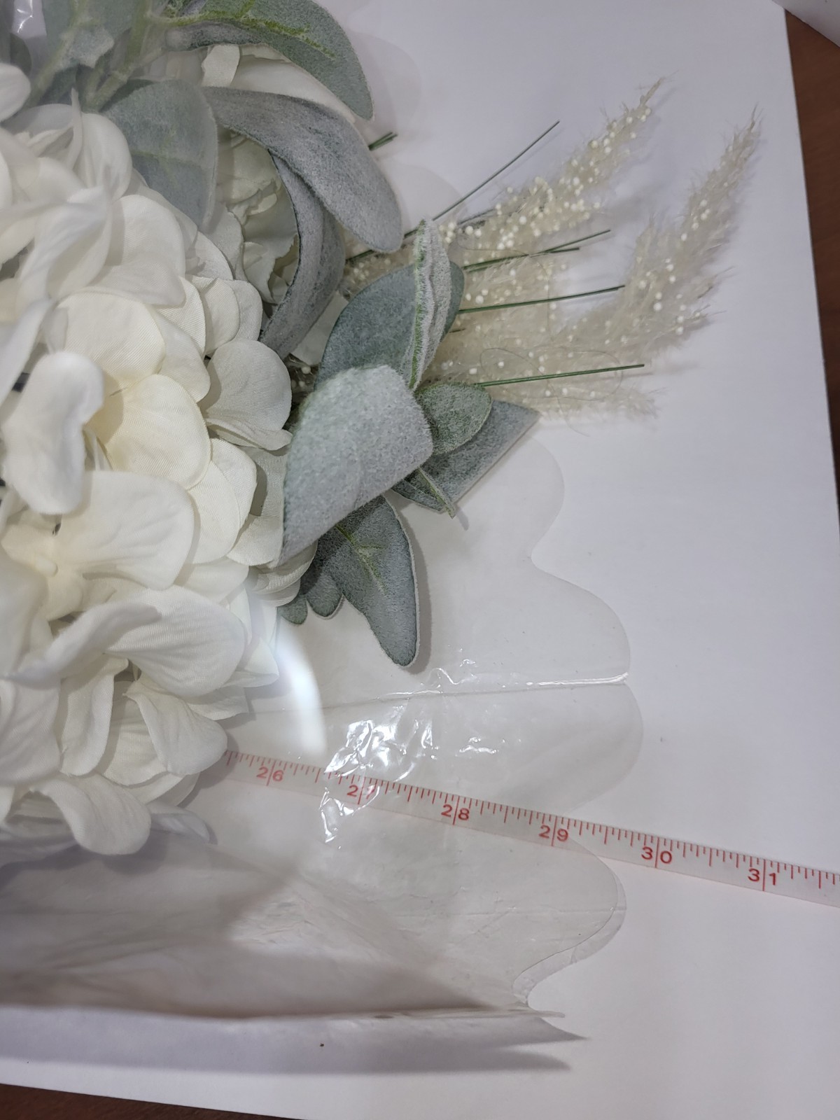 Hydrangea And Eucalyptus Artificial Floral Arrangement