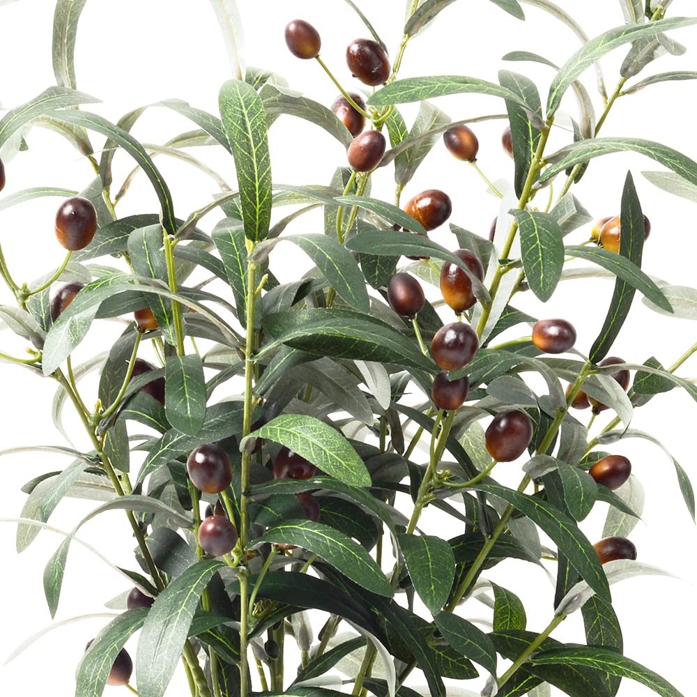 Artificial Olive Branch Stems 30in Farmhouse Decor Vase Filler Greenery 3pc